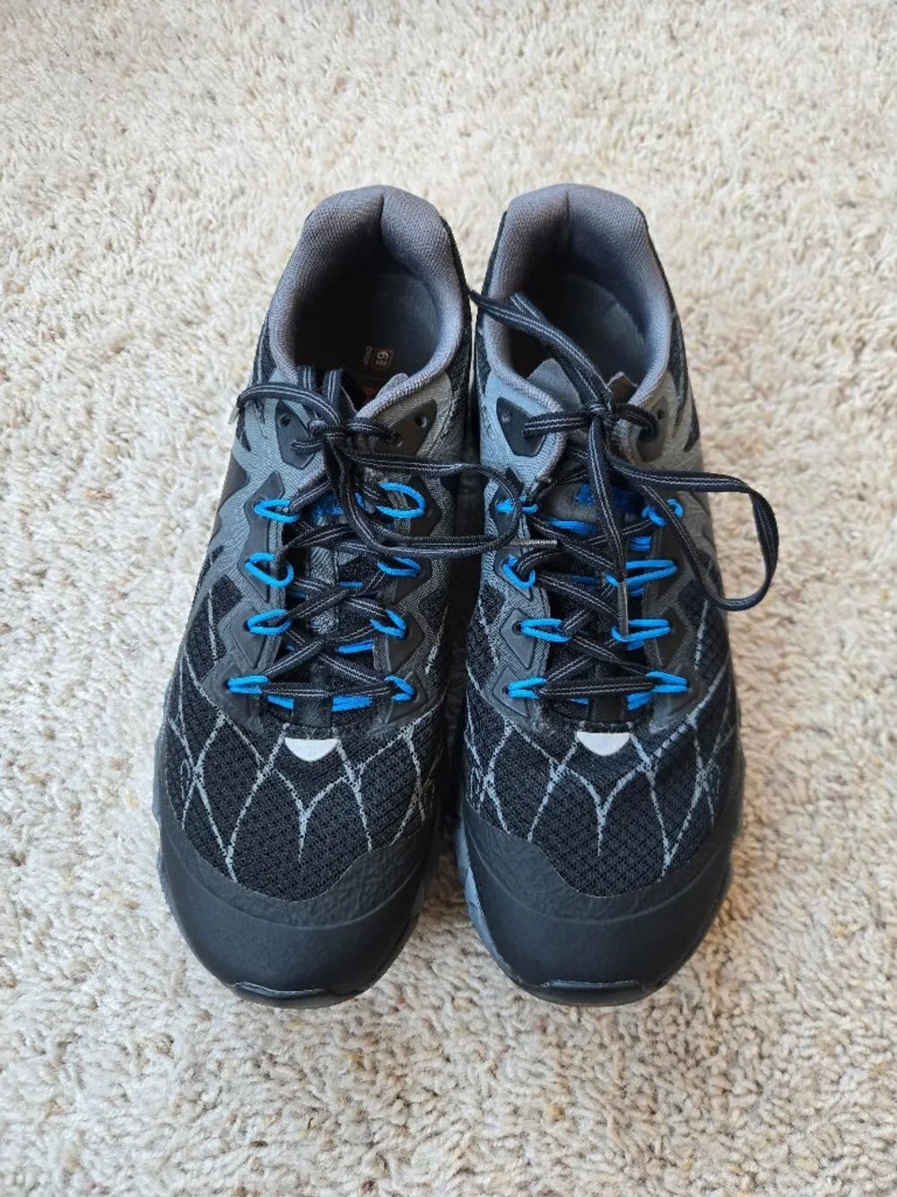 Merrell Agility Peak Flex Trail Running Shoes Black Gray Blue Men's US 8.5